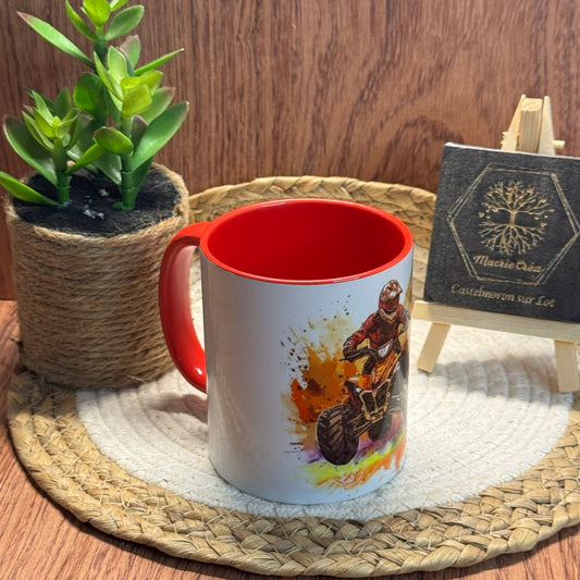 Mug sublimation – Quad aquarelle