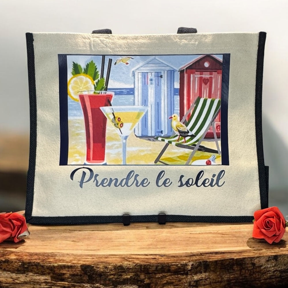 Cabas Sublimation « Prendre le Soleil »
