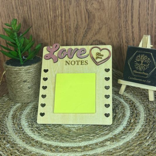 Porte-bloc-notes Love Notes