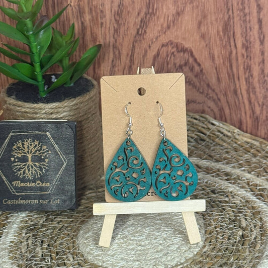Boucles d'oreilles Gouttes Arabesques