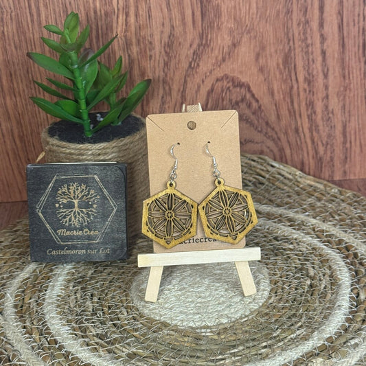 Boucles d'oreilles Tilleuls