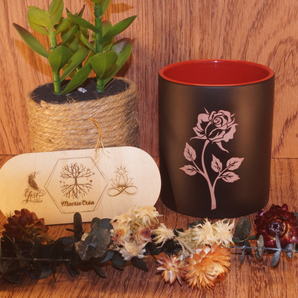 Mugs  Personnalisable – Gravure Rose