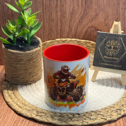 Mug sublimation – Quad aquarelle