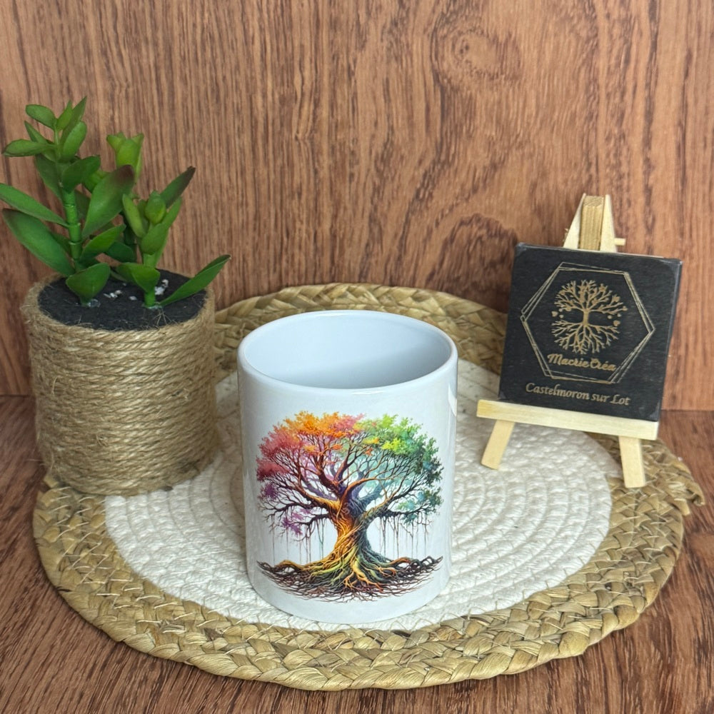 Mug sublimation – Arbre de vie aquarelle