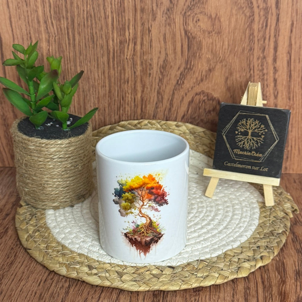 Mug sublimation – Bonsaï flottant automne