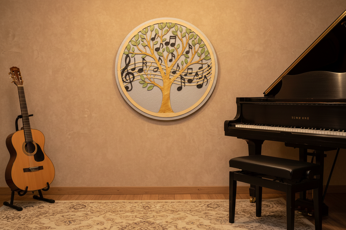Arbre de Vie Musical ambiance salon musique